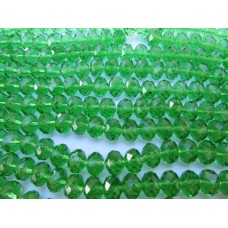 Chinese Crystal Rondelle 7mm x 10mm